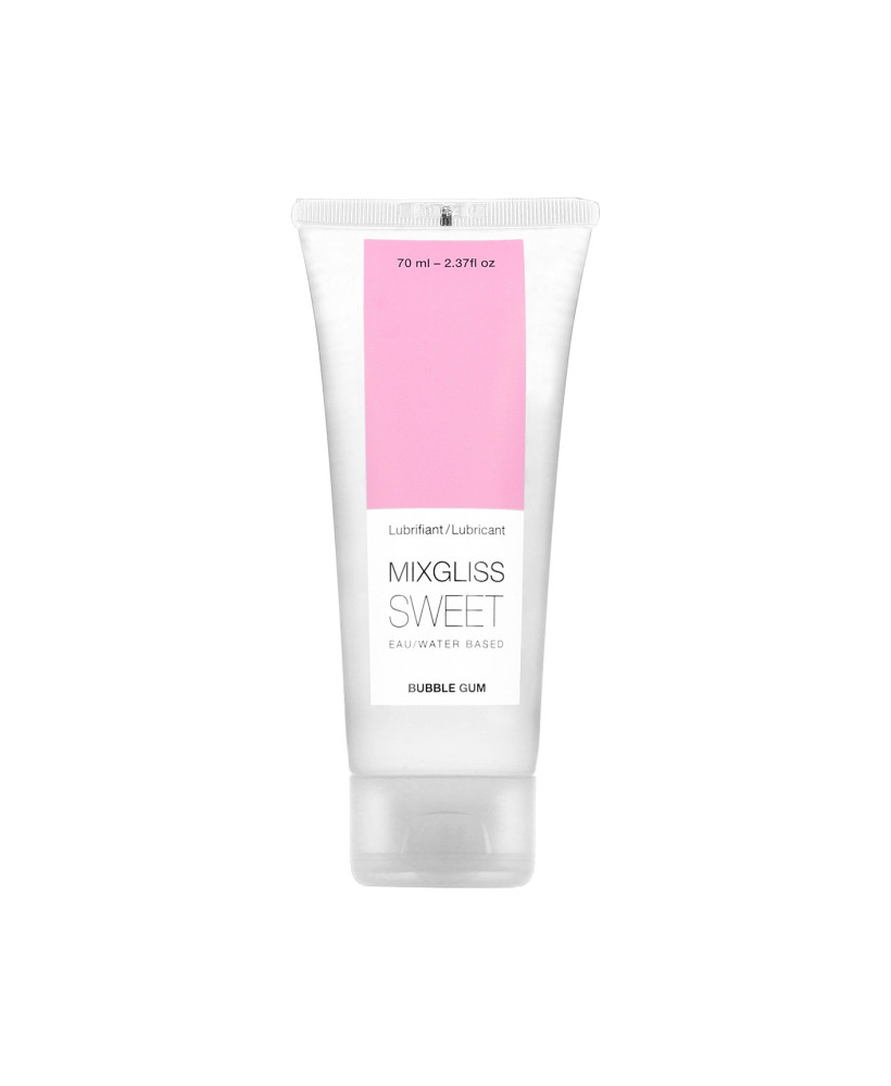 Lubrifiant Mixgliss eau Sweet Bubble Gum 70 ML 